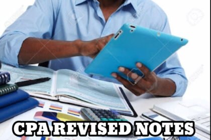CPA Revised Notes - PDF Download