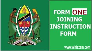 Form One Joining Instruction 2023 | Fomu za Kujiunga Na Kidato Cha Kwanza