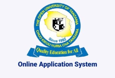 OUT Online Application system 2024/2025 - Open University of Tanzania