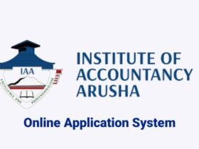 IAA Online Application system 2024/2025 - Institute of Accountancy Arusha